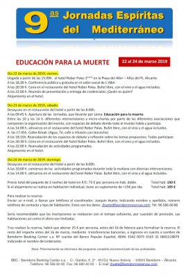 IX Jornada Mediterraneo Programa IX Jornada Mediterraneo Programa